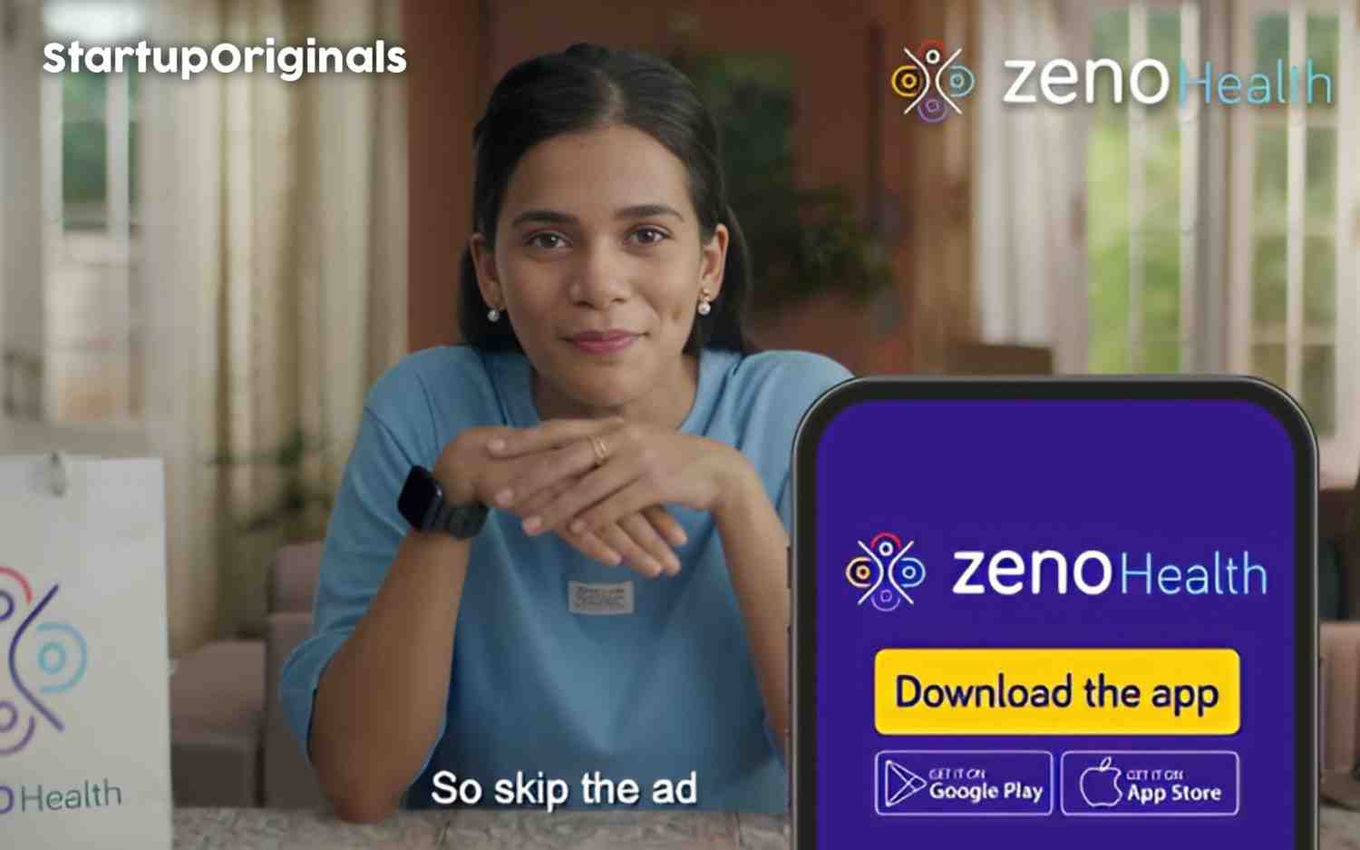 Zeno Health’s new ads invite you to skip, but make sure you get the message before you can look away.