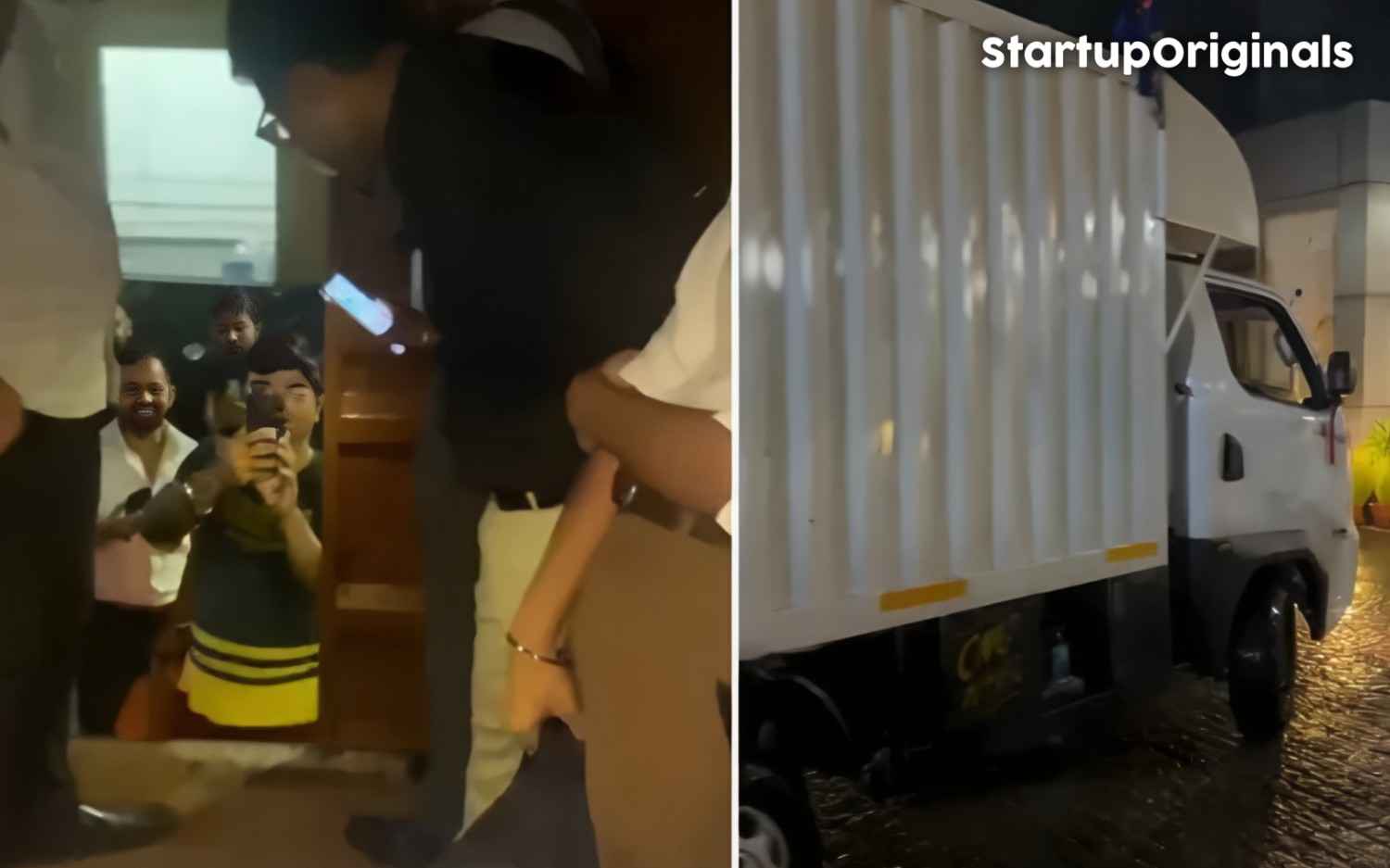Cab apps failed during Gurgaon’s flooding, so stranded office workers hitched a ride home on a mini truck instead.