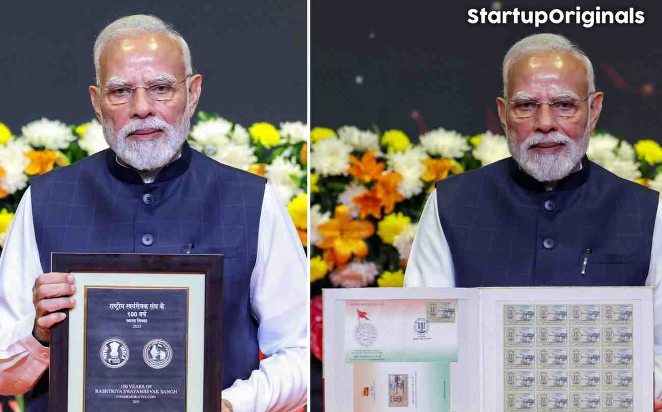 PM Modi Unveils Special ₹100 Coin and Postage Stamp to Mark RSS Centenary