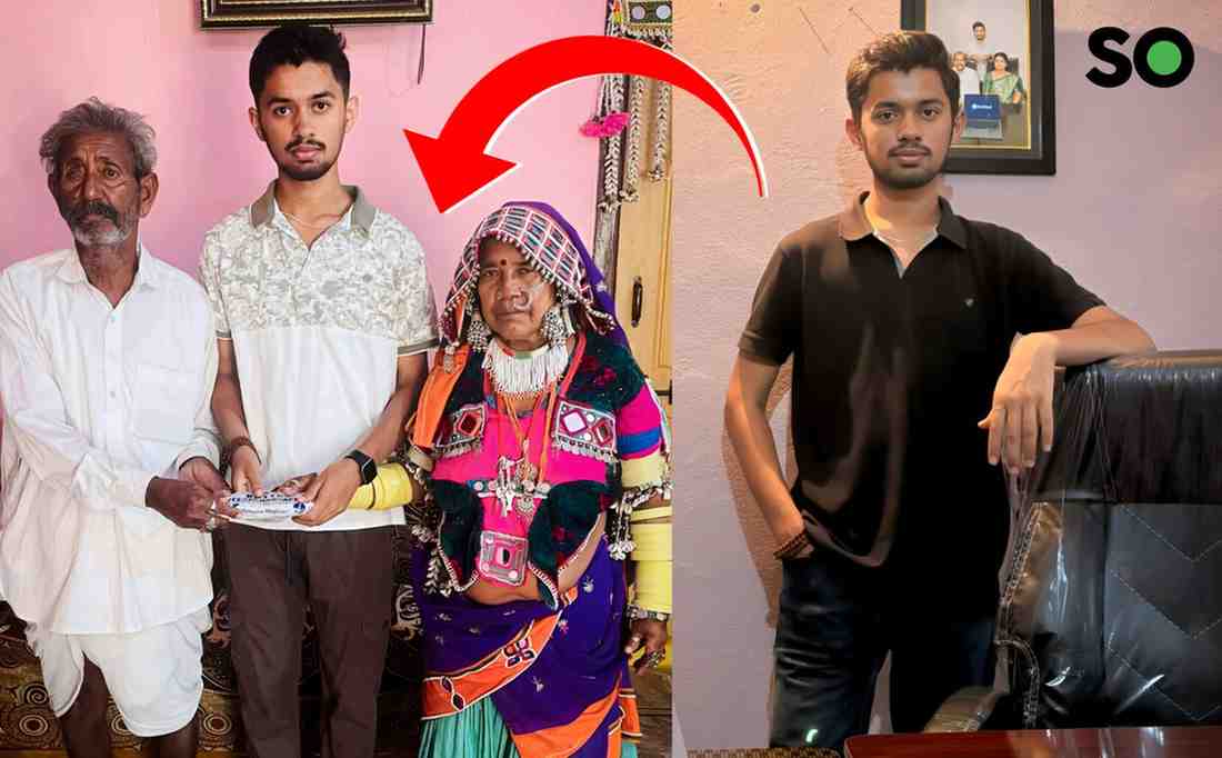 This 18-year-old’s grandfather, earning 4,000 a month, saved for years to give him ₹1,00,000 to help build his dream startup