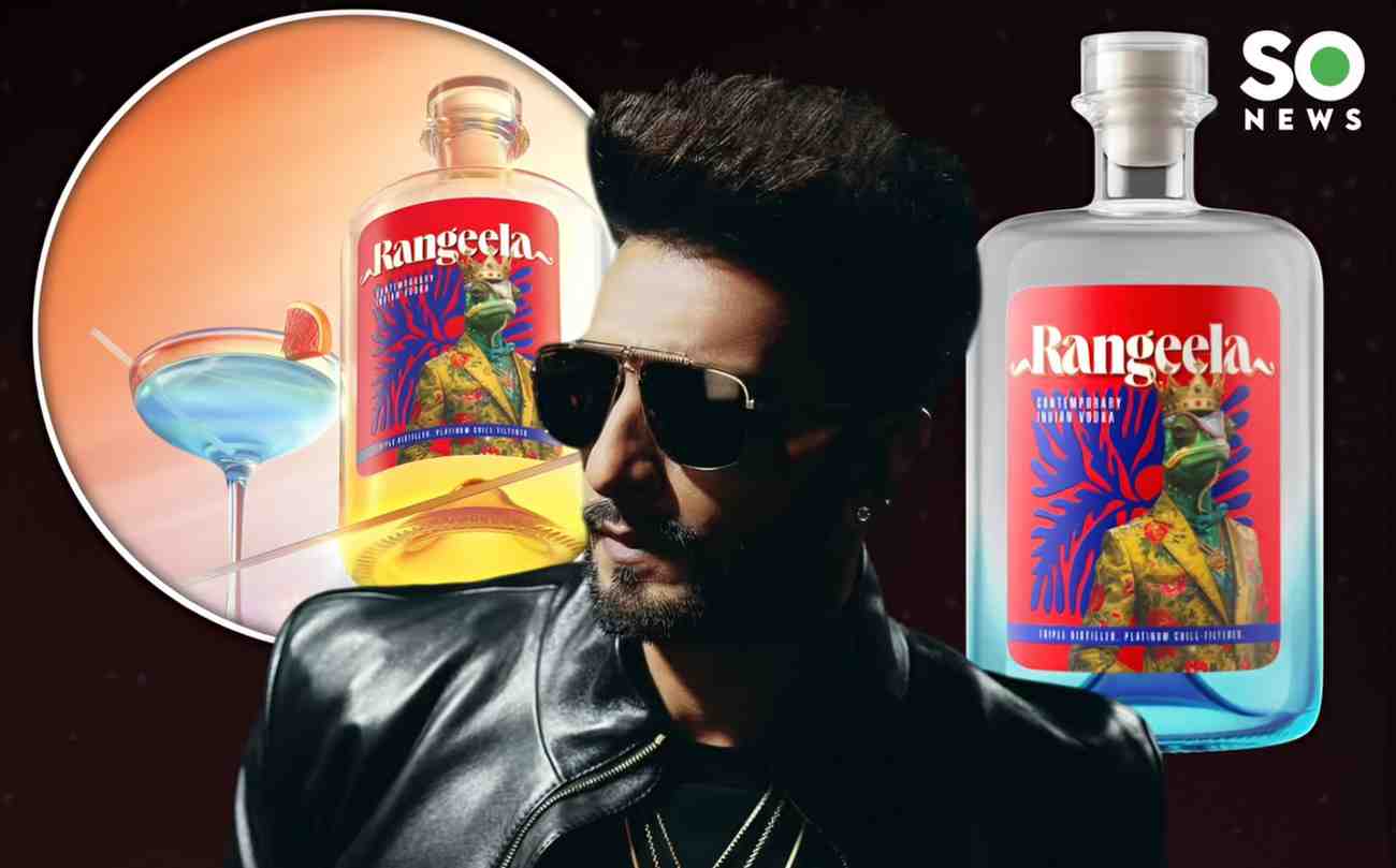Ranveer Singh Launches RANGEELA Vodka, Marking His Grand Entry Into India’s Premium Spirits Market.