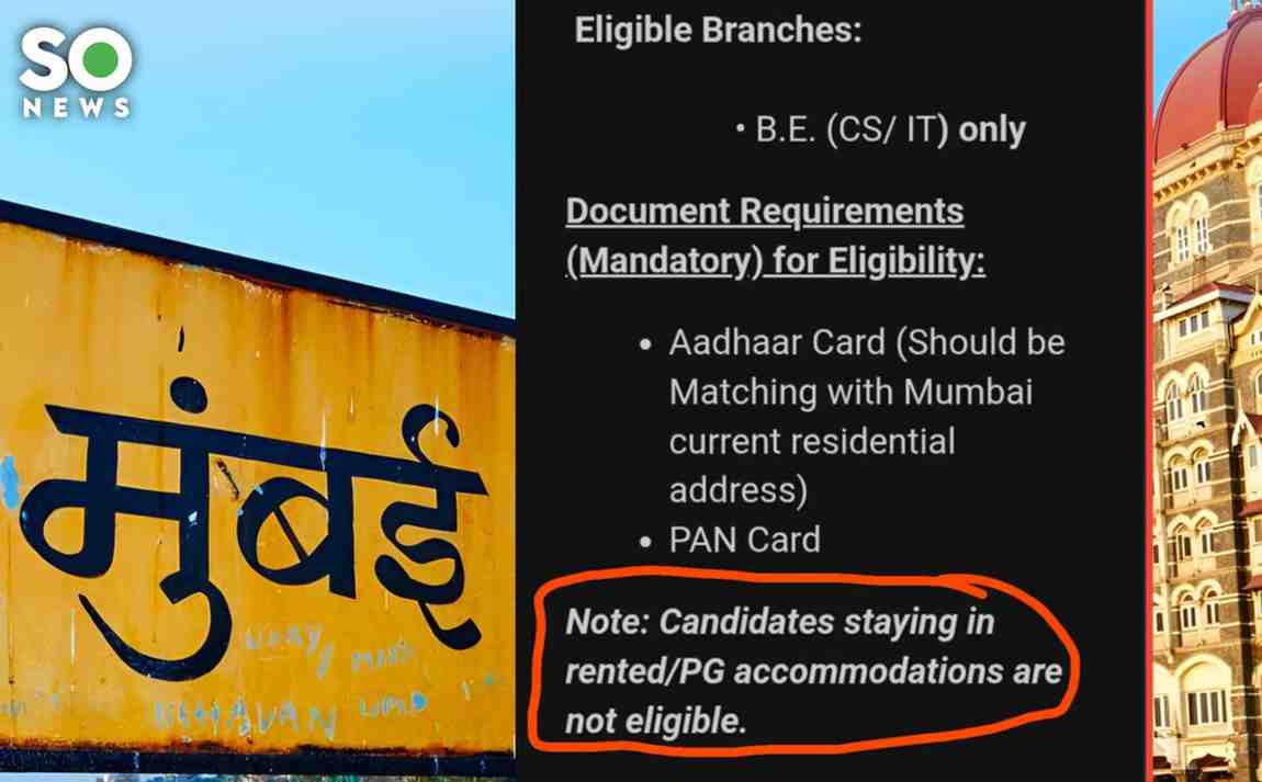 Mumbai Company Faces Backlash After Banning Job Applicants Living in Rented Flats and PGs
