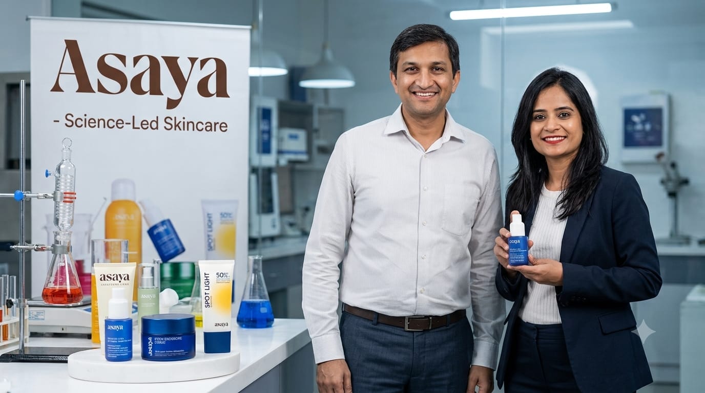 Asaya Raises ₹88 Crore At ₹400 Crore Valuation To Scale Science-Led Skincare
